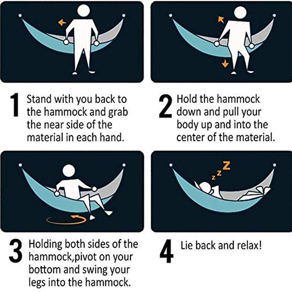 Cheap Goat Tents Outdoor Camping Hammock   Portable Nylon Parachute Lightweight Hammocks  Single Hammock with ropes and carabiners   